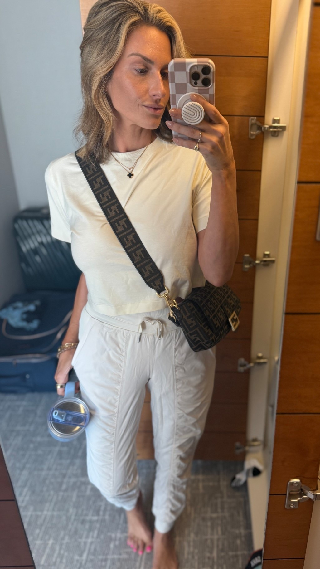 Monochromatic athleisure, the best way to do casual🤎🤍

#LTKStyleTip #LTKTravel #LTKActive