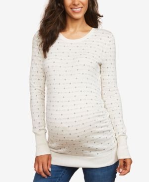 Motherhood Maternity Ruched Sweater | Macys (US)