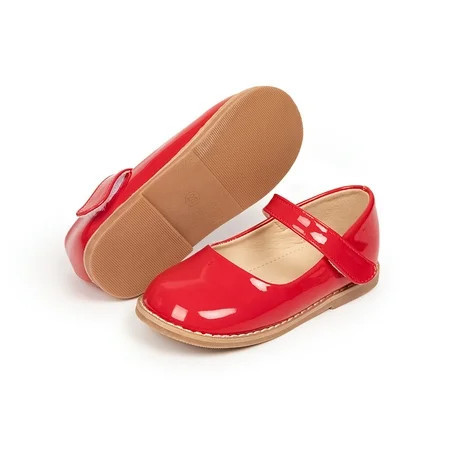 HsdsBebe Toddler Girls Dress Shoes Mary Jane Bowknot Soft Sole Princess Shoes for Little Kids | Walmart (US)