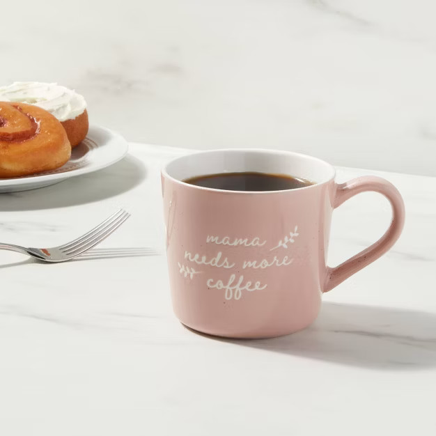 15oz Stoneware Mama Needs More Coffee Mug - Threshold™ | Target