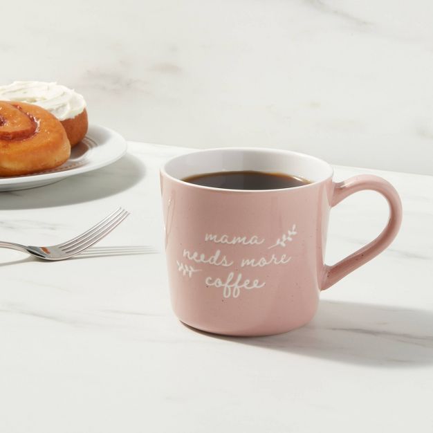 15oz Stoneware Mama Needs More Coffee Mug - Threshold™ | Target