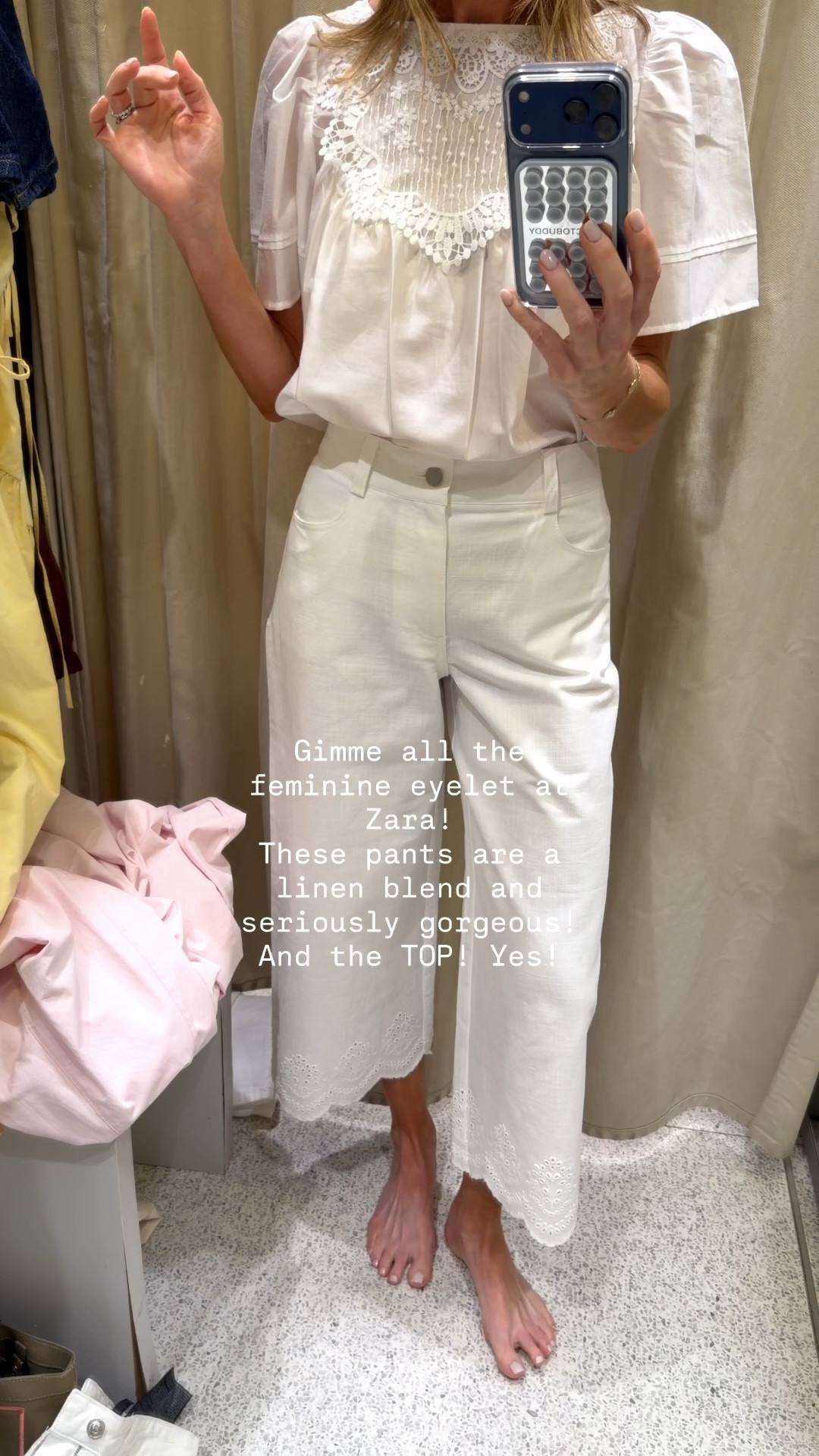 SO good! Size small! Or 4. Size small top! 