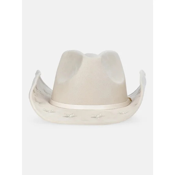 Kacey Lee Women's Cowboy Hat, White | Walmart (US)