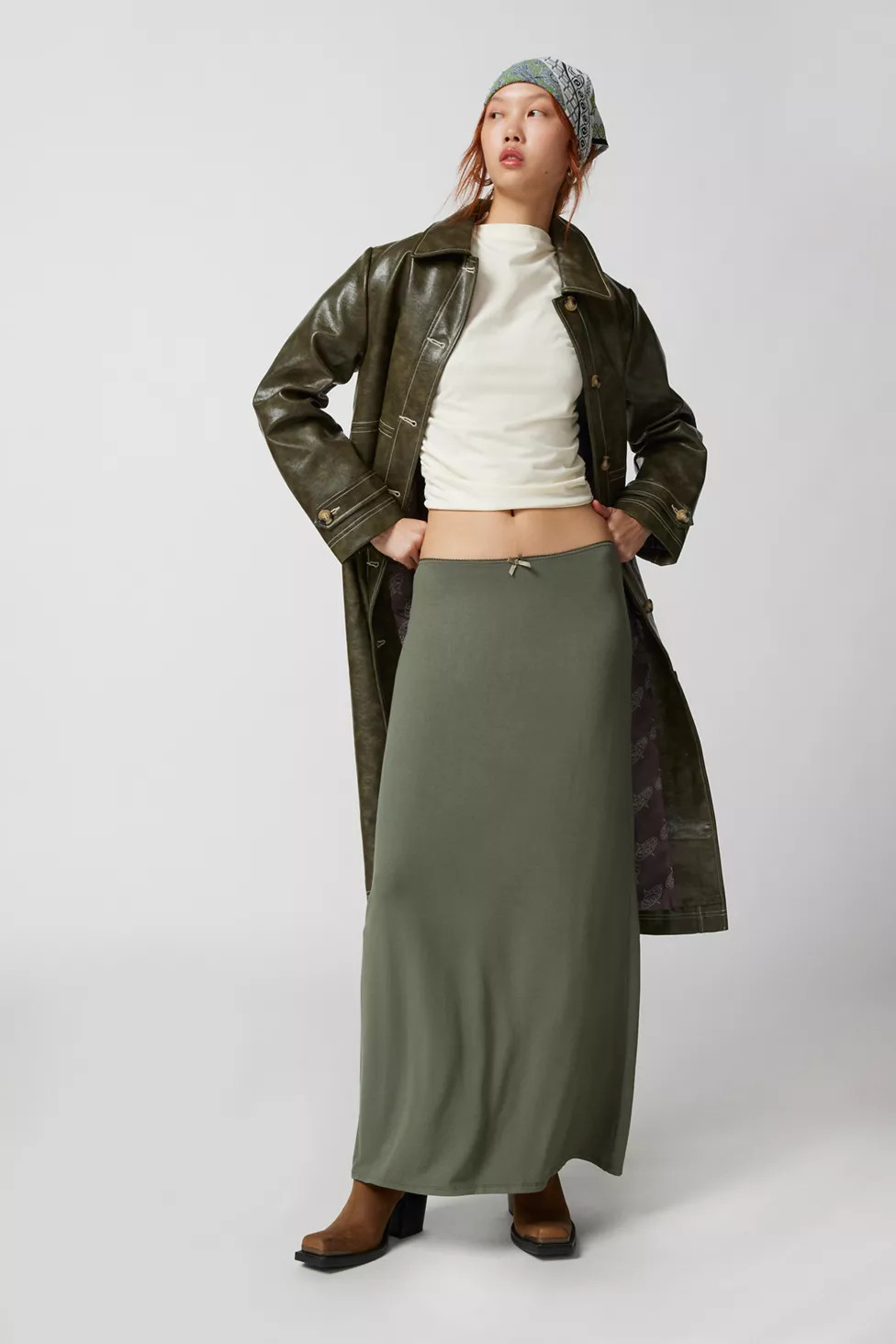 Urban Renewal Remnants Drapey Knit Maxi Skirt | Urban Outfitters (US and RoW)