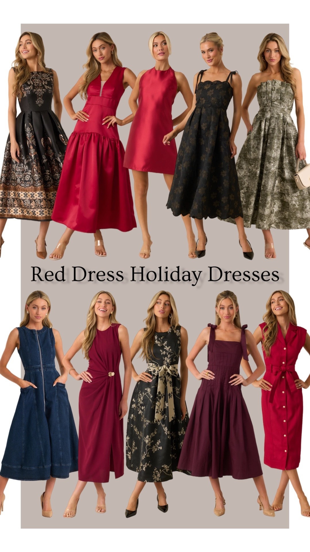 Holiday dresses

#LTKHoliday