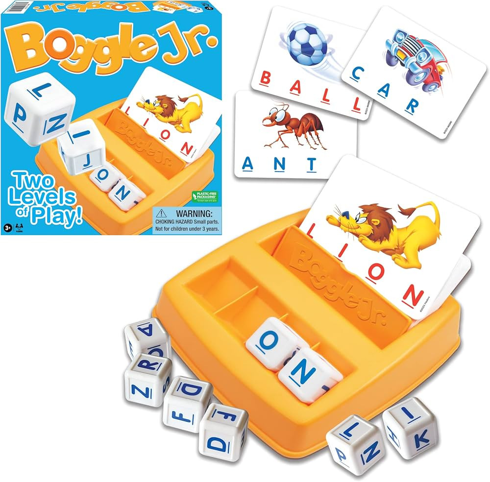 Winning Moves Boggle Jr., Kids Alphabet Learning Game | Amazon (US)