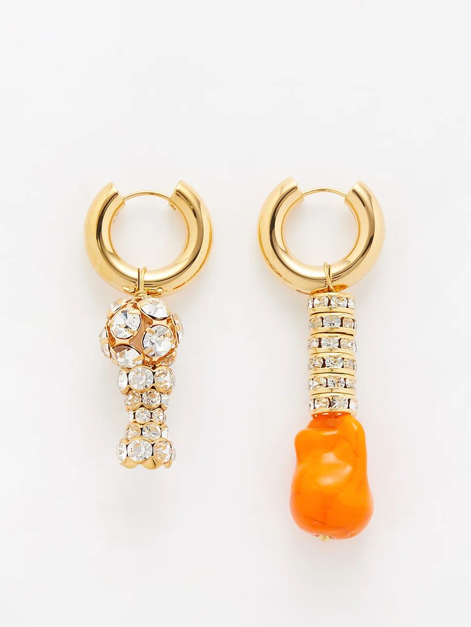 Mismatched faux pearl & gold-plated earrings | Matches (US)