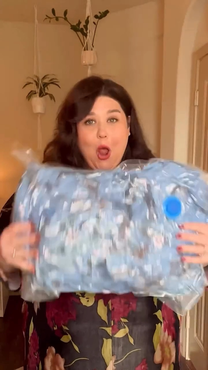 This is a game changing travel hack to save space in your luggage! 

#LTKPlusSize #LTKStyleTip #LTKTravel