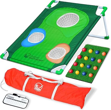 GoSports BattleChip Backyard Golf Cornhole Game | Fun New Golf Game for All Ages & Abilities | Amazon (US)