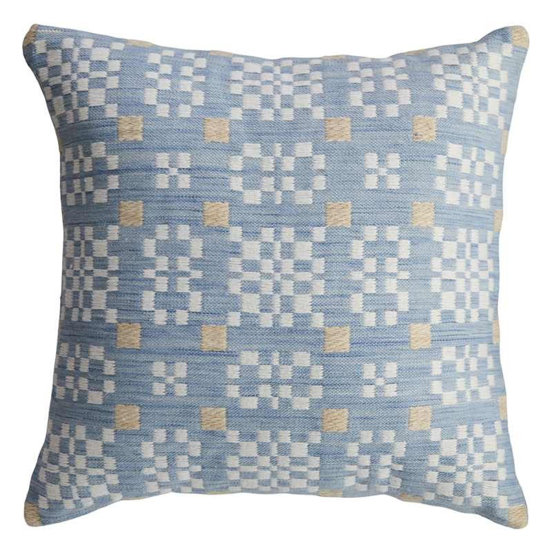 2-Pack Blue Yarn Dyed Woven Throw Pillows, 18" | At Home