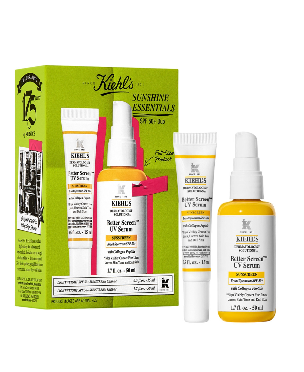 Kiehl's Since 1851 2-Pc. Better Screen Sunscreen Spf 50+ Set | Macy's