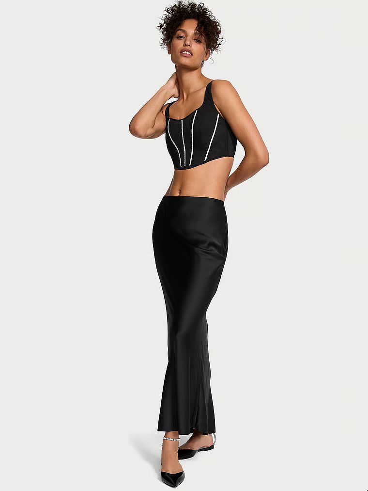 Buy Satin Maxi Skirt - Order Skirts online 1124462800 - Victoria's Secret US | Victoria's Secret (US / CA )