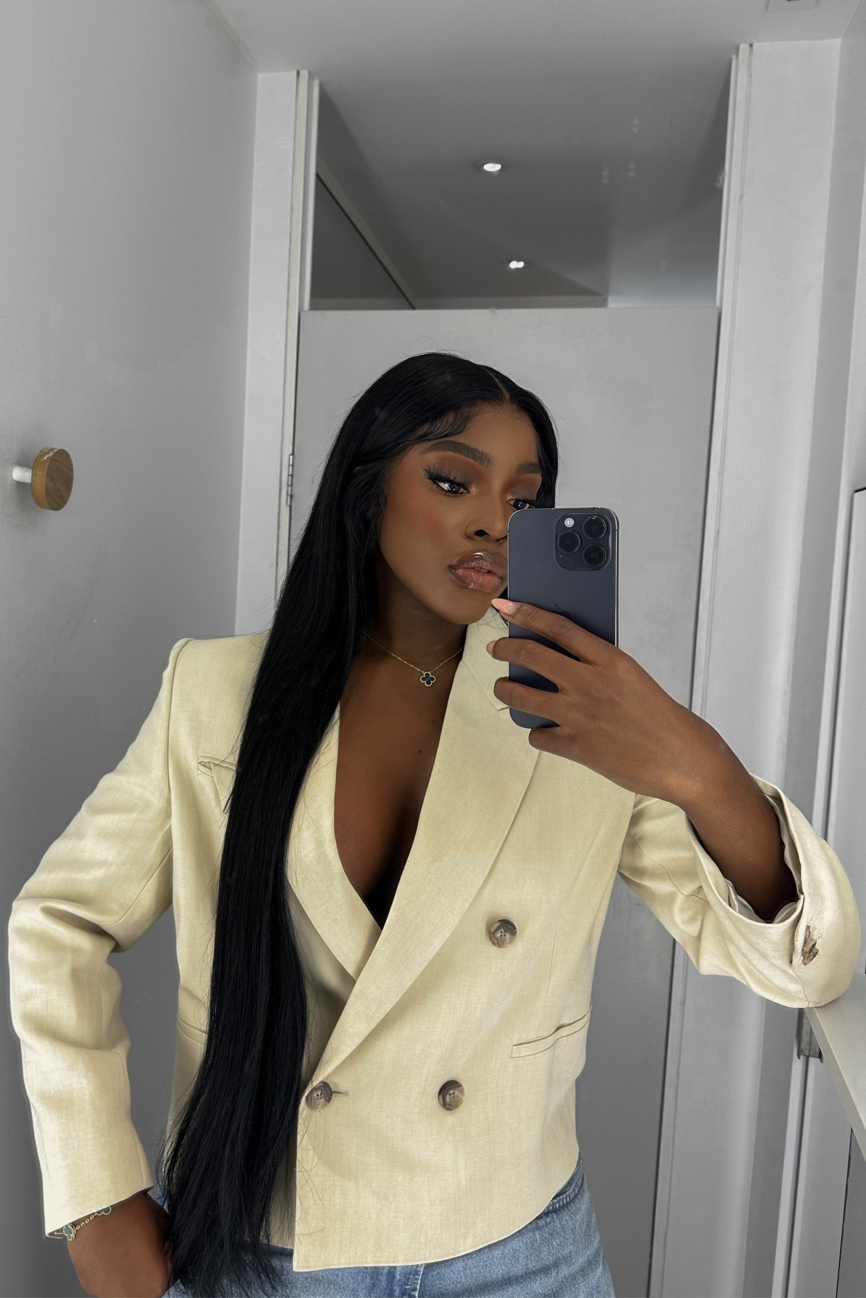 Chic blazer! Very structured and simply elevates any fit… the cream colour is perfect for spring! I’m in size 40

#LTKfit #LTKFind #LTKstyletip