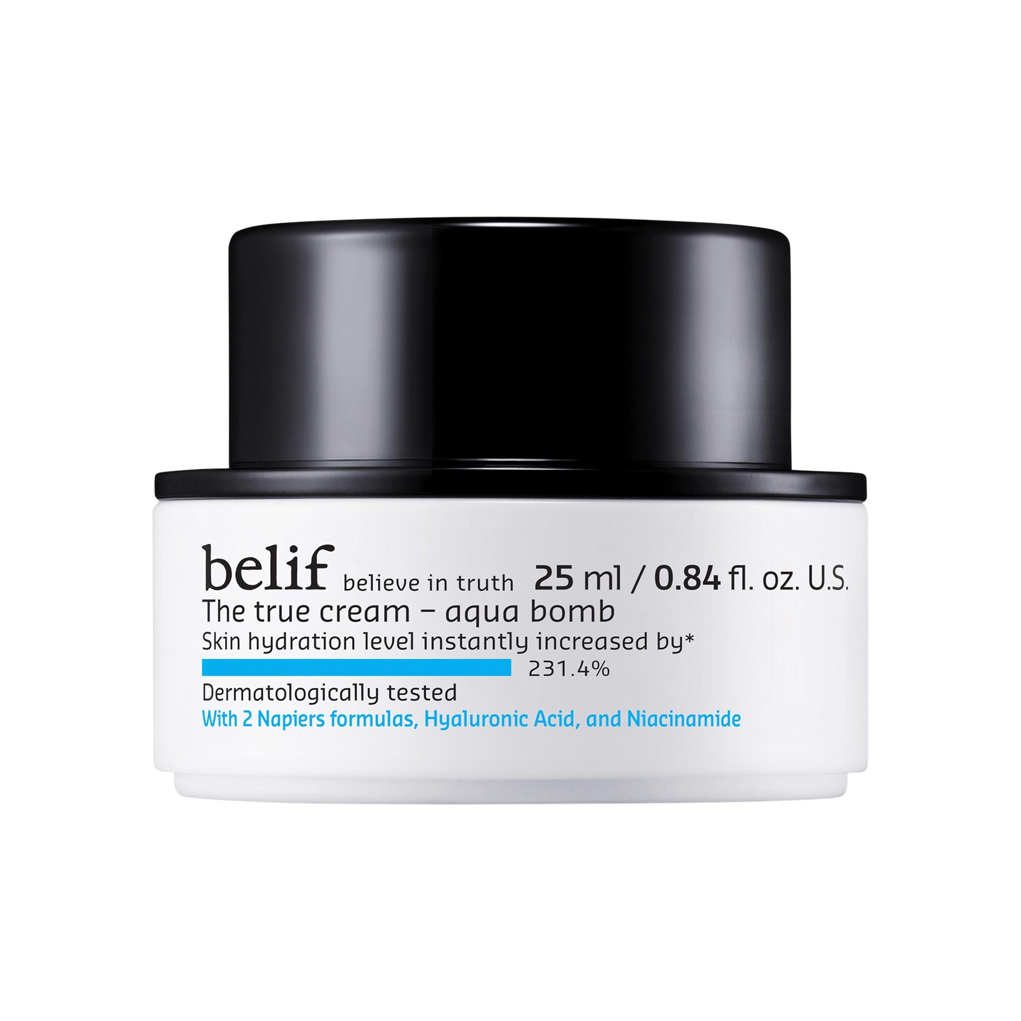 belif The True Cream Aqua Bomb with Hyaluronic Acid and Niacinamide 0.84 oz | Sephora (US)