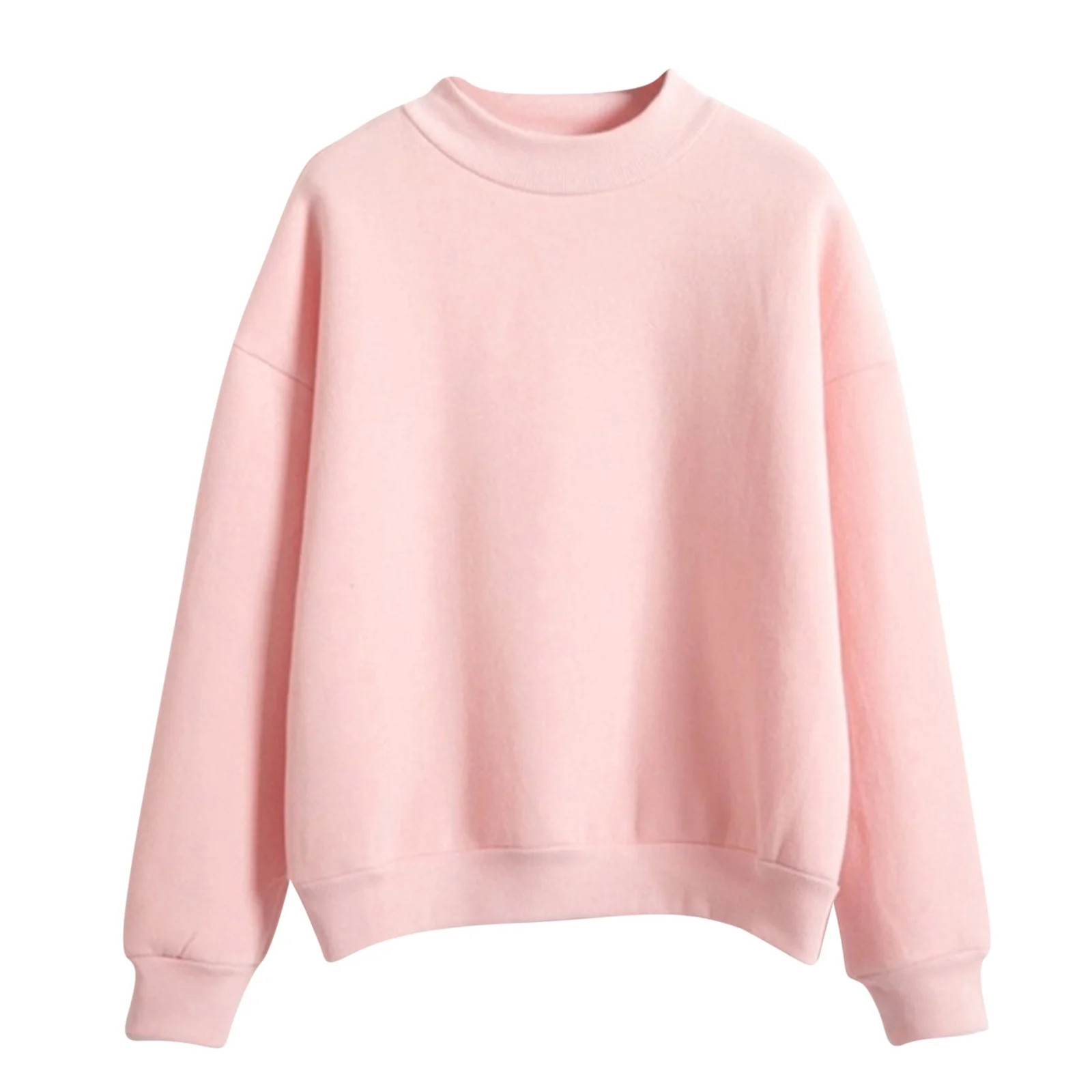 AherBiu Sweatshirt for Women Long Sleeve Crewneck Loose Shirts Casual Fall Comfy Pullover Tops | Walmart (CA)