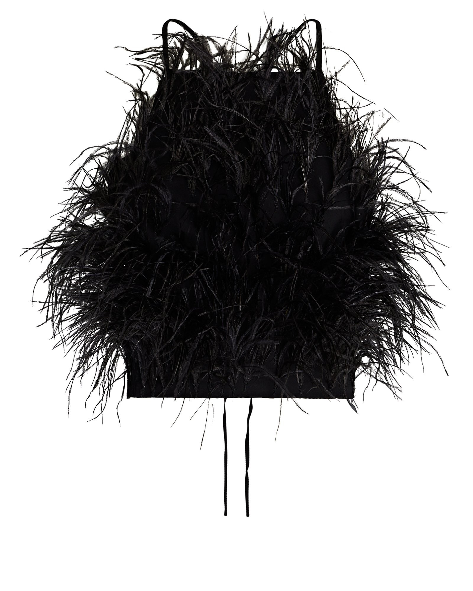 Joey Feather Crepe De Chine Top | INTERMIX