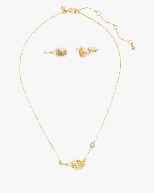 Queen of the Court Tennis Pendant Bundle | Kate Spade Outlet