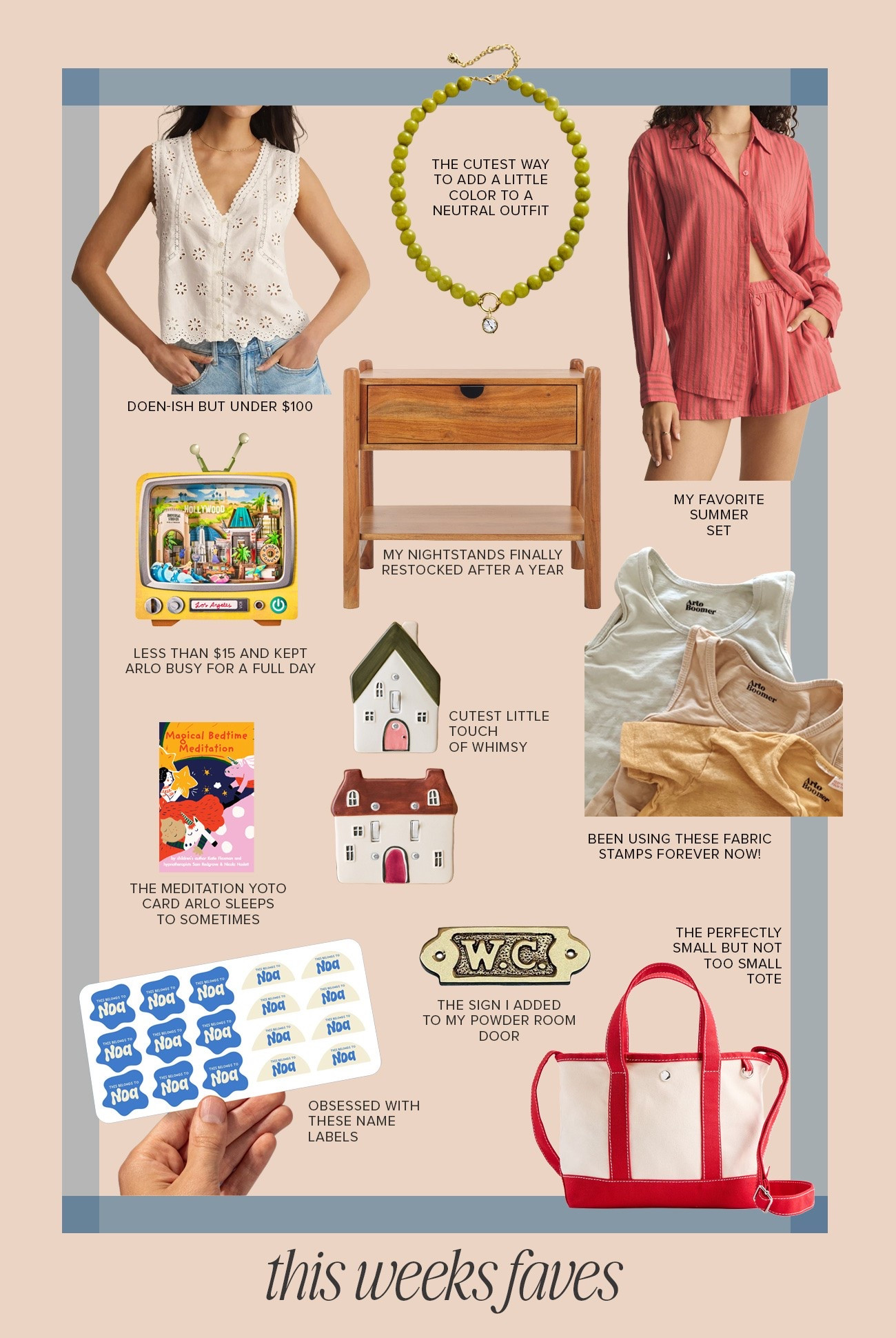 this weeks favorite things!