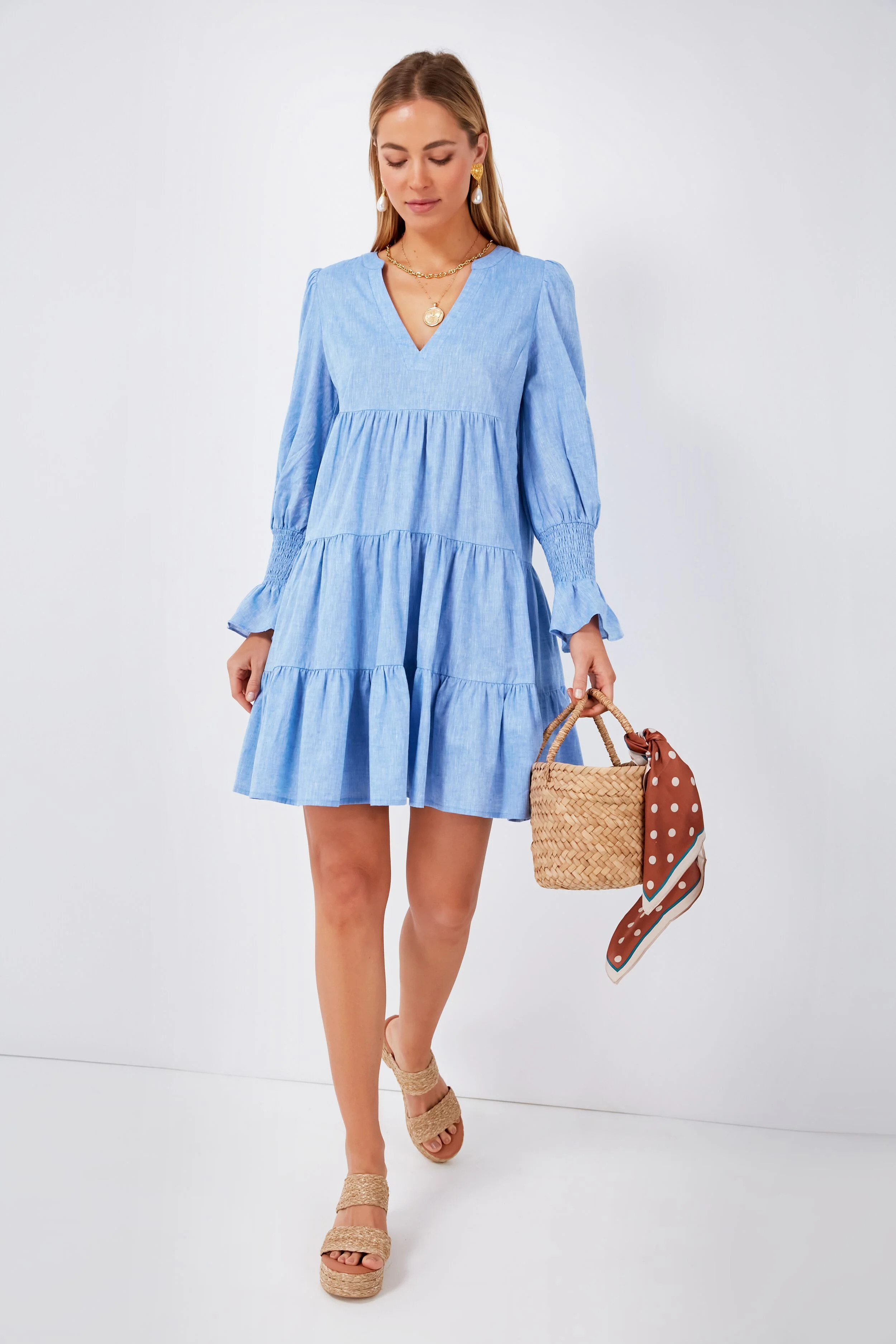 Chambray Kenzo Dress | Tuckernuck (US)