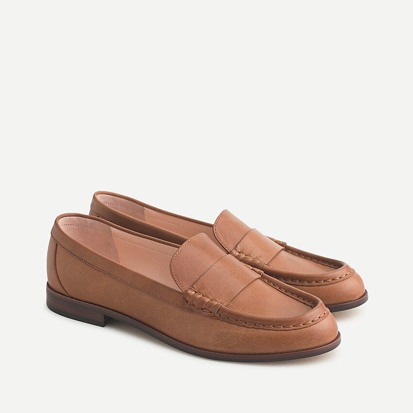 Classic leather penny loafers | J.Crew US