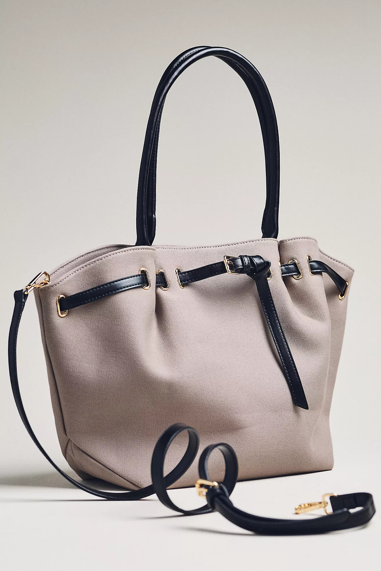 Canvas Belted Tote | Anthropologie (US)