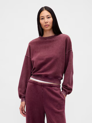VintageSoft Wedge Crewneck Sweatshirt | Gap (US)