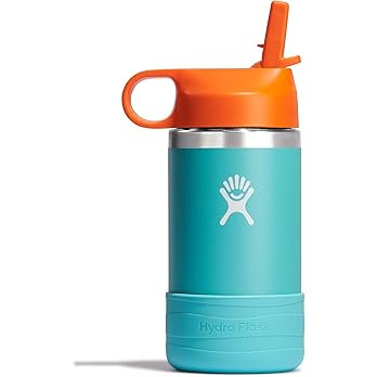 Hydro Flask Kids Water Bottle for School - Stainless Steel and Insulated with Straw Cap - 12 Oz i... | Amazon (US)