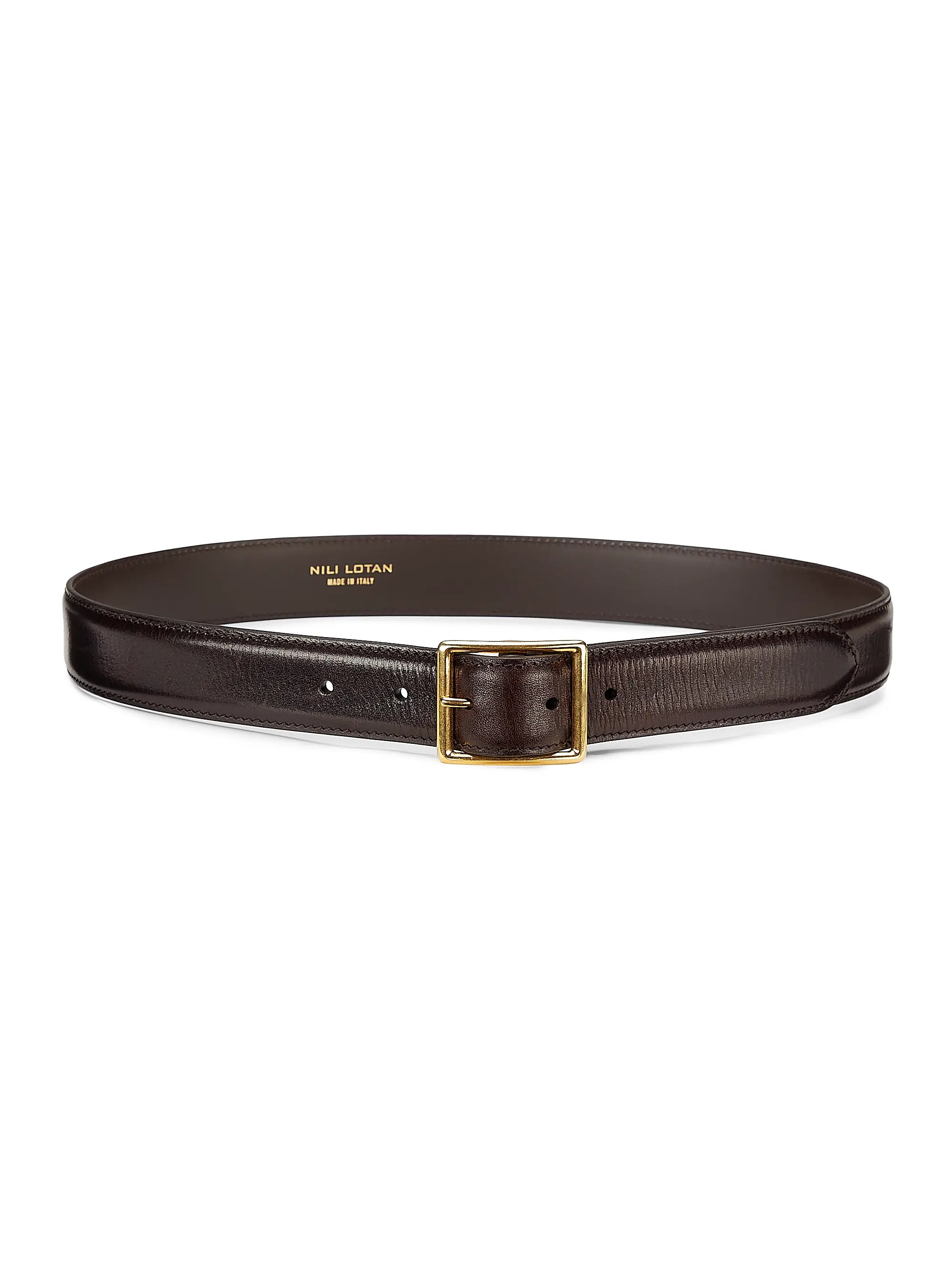 Nili Lotan Gabriele Leather Belt | Saks Fifth Avenue | Saks Fifth Avenue
