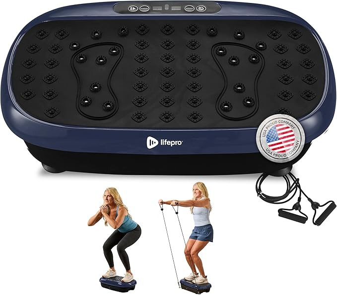 Lifepro Vibration Plate Exercise Machine with Magnetic Acupoints - Full Body Vibration Platform f... | Amazon (US)