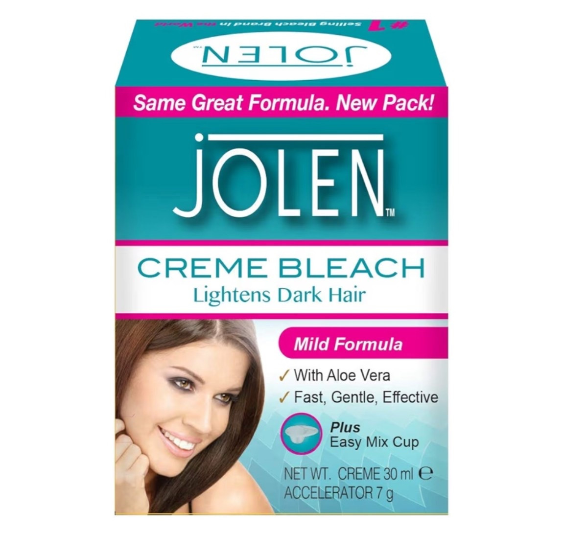 I bleach my eyebrows with this. Super easy.