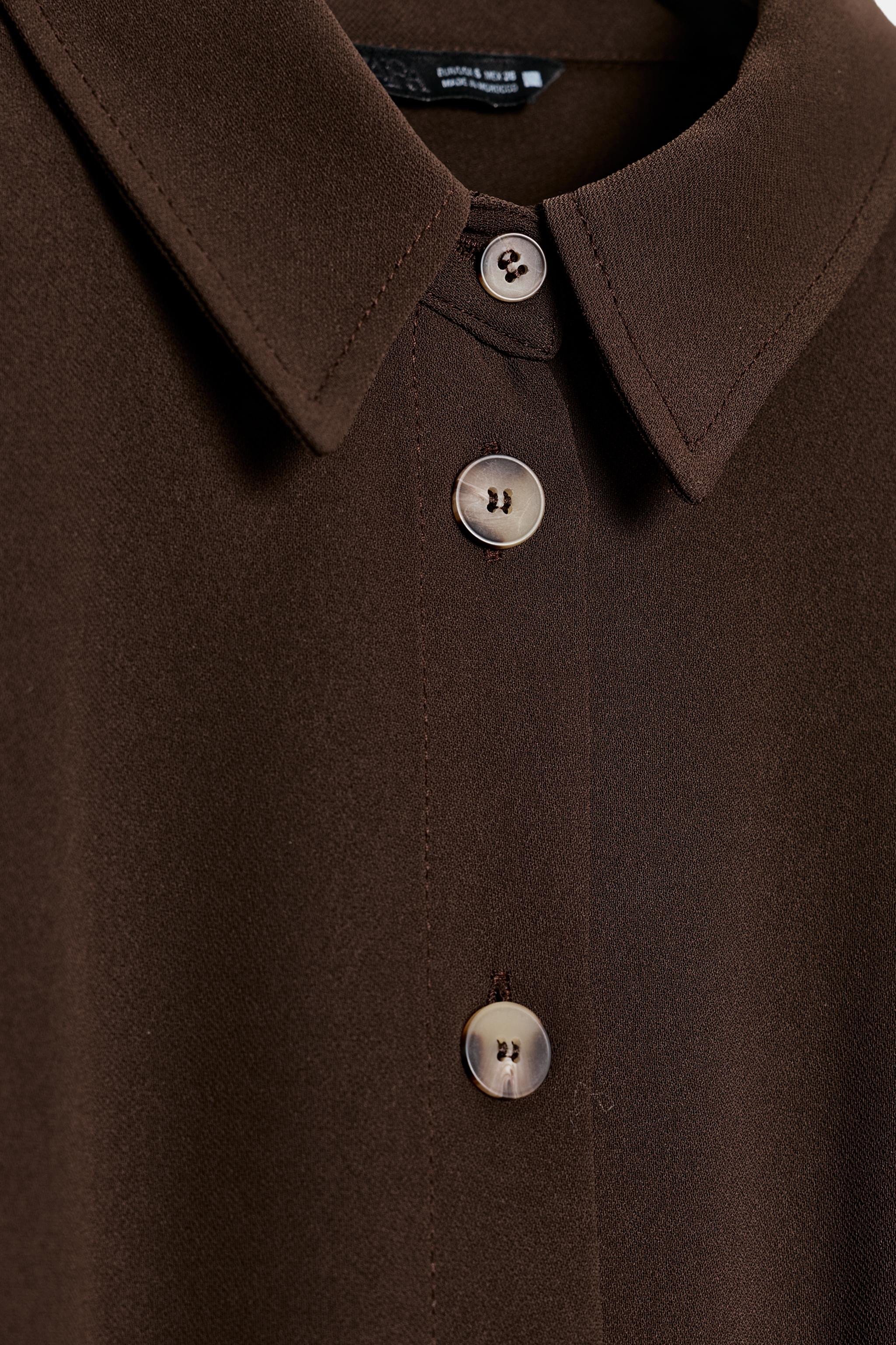 SHIRT WITH SHOULDER TABS | Zara US