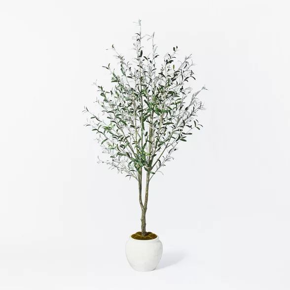 93&#34; Artificial Olive Tree - Threshold&#8482; designed with Studio McGee | Target
