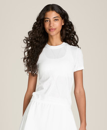 Bright White Seamless Short Sleeve Tee | Wilson Sporting Goods | Wilson Sporting Goods