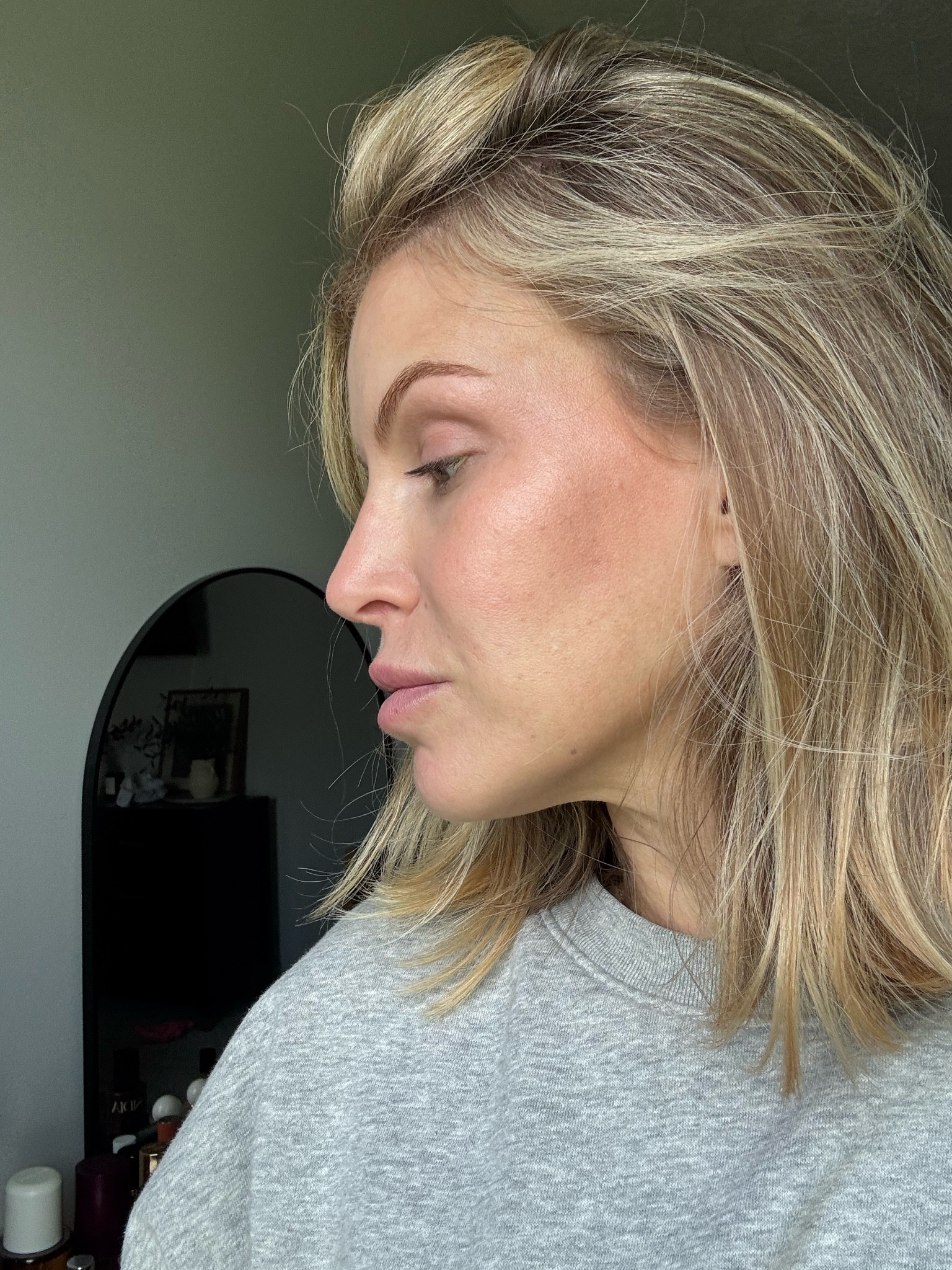 The softest most natural pink cheeks. Wearing only Chanel in light pink  

#LTKselfcare #LTKBeauty #LTKOver40