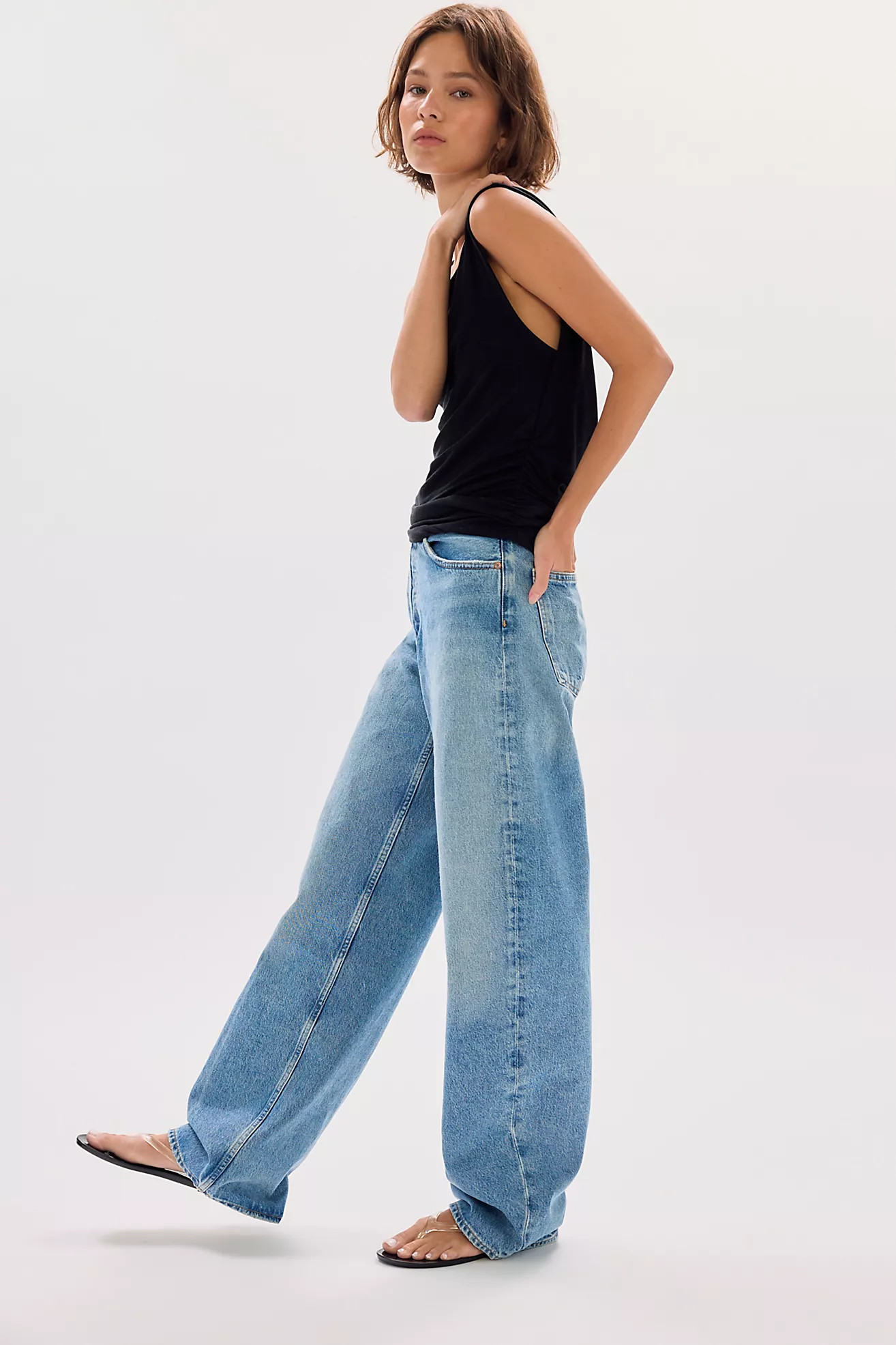 AGOLDE Long Arc Jeans | Free People (Global - UK&FR Excluded)
