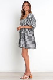 Capranica Dress - Black Gingham | Petal & Pup (US)