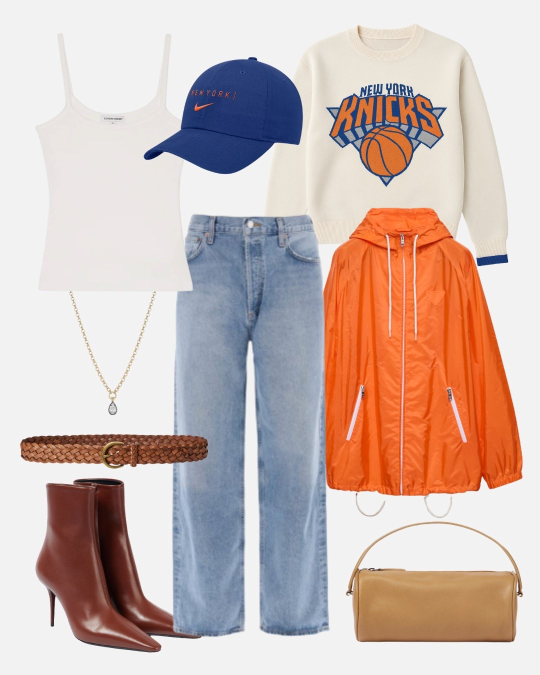 My outfit last night for the Knicks game!