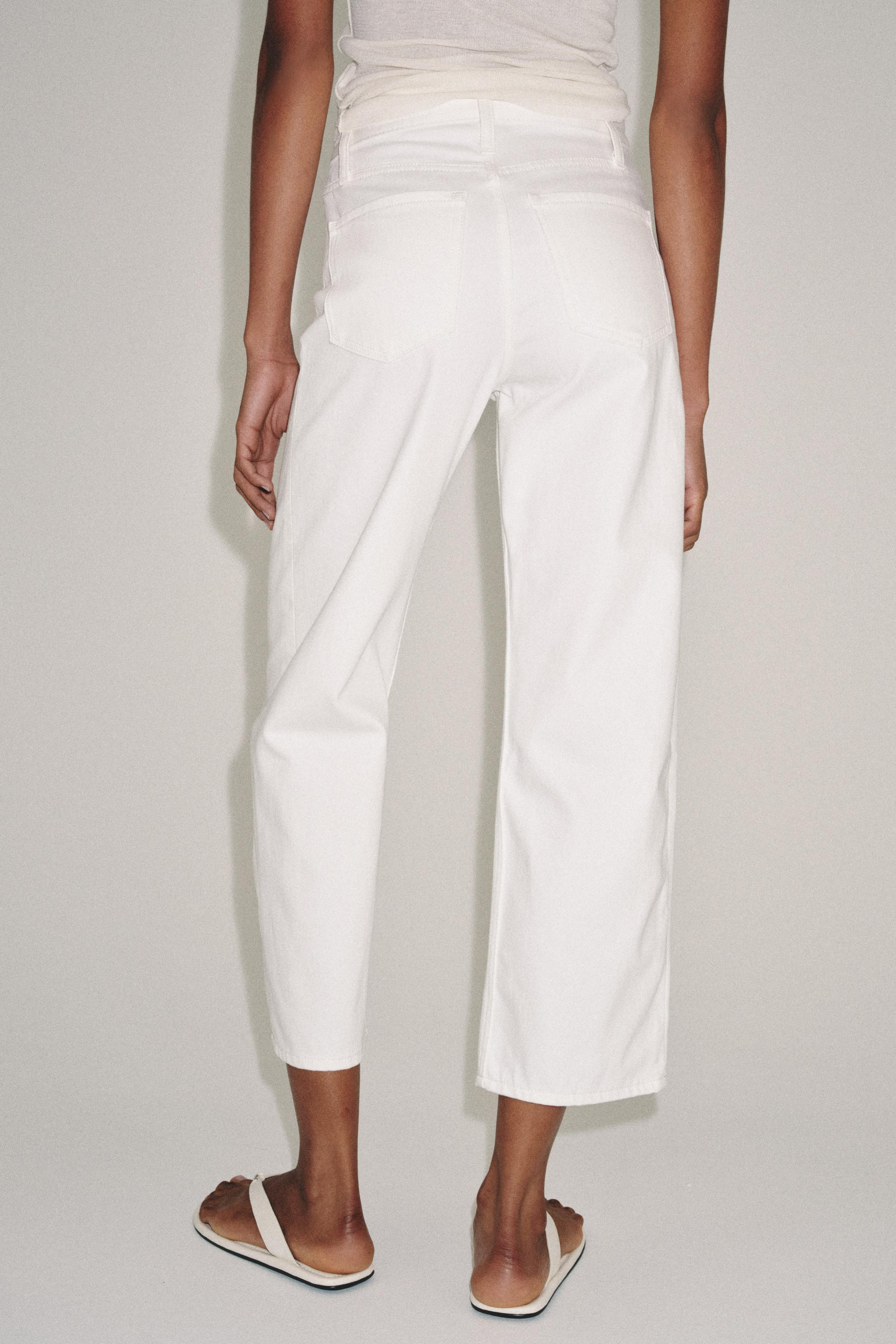 ZW COLLECTION MID-RISE ANKLE RELAXED JEANS | Zara US