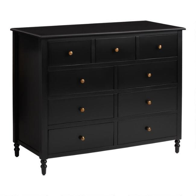 Black Wood Cottage Dresser | World Market
