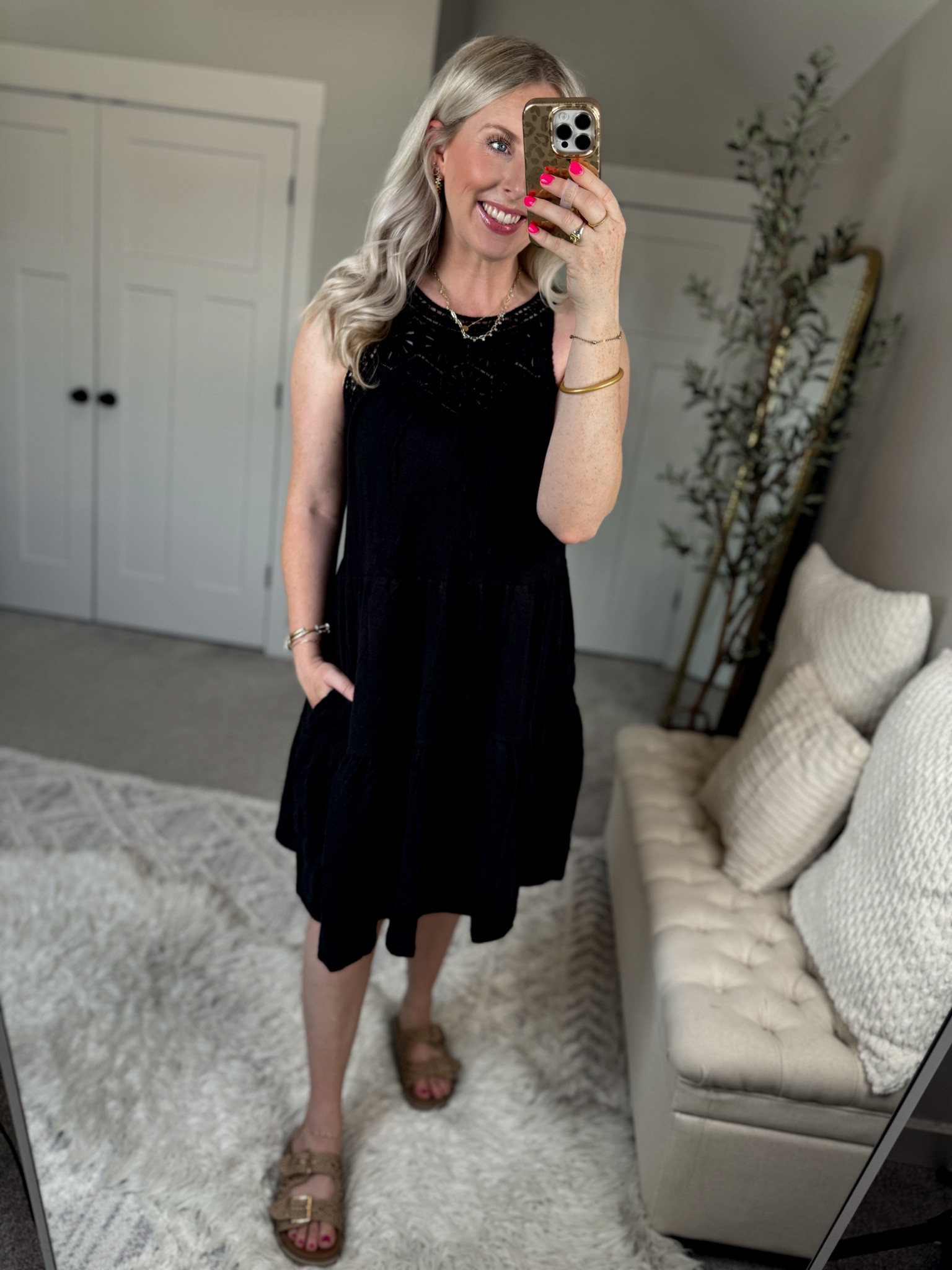 Weekend Walmart wins try on
Black crochet neck dress- medium [if between, go down]

#LTKSeasonal #LTKFindsUnder50 #LTKStyleTip