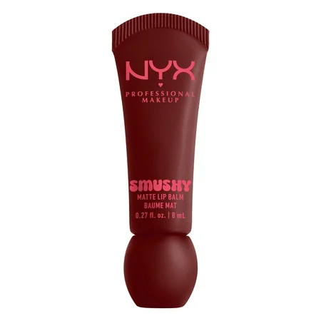 NYX Professional Makeup Smushy Matte Lip Balm Smudge Fudge Chocolate Brown 0.27 fl oz | Walmart (US)