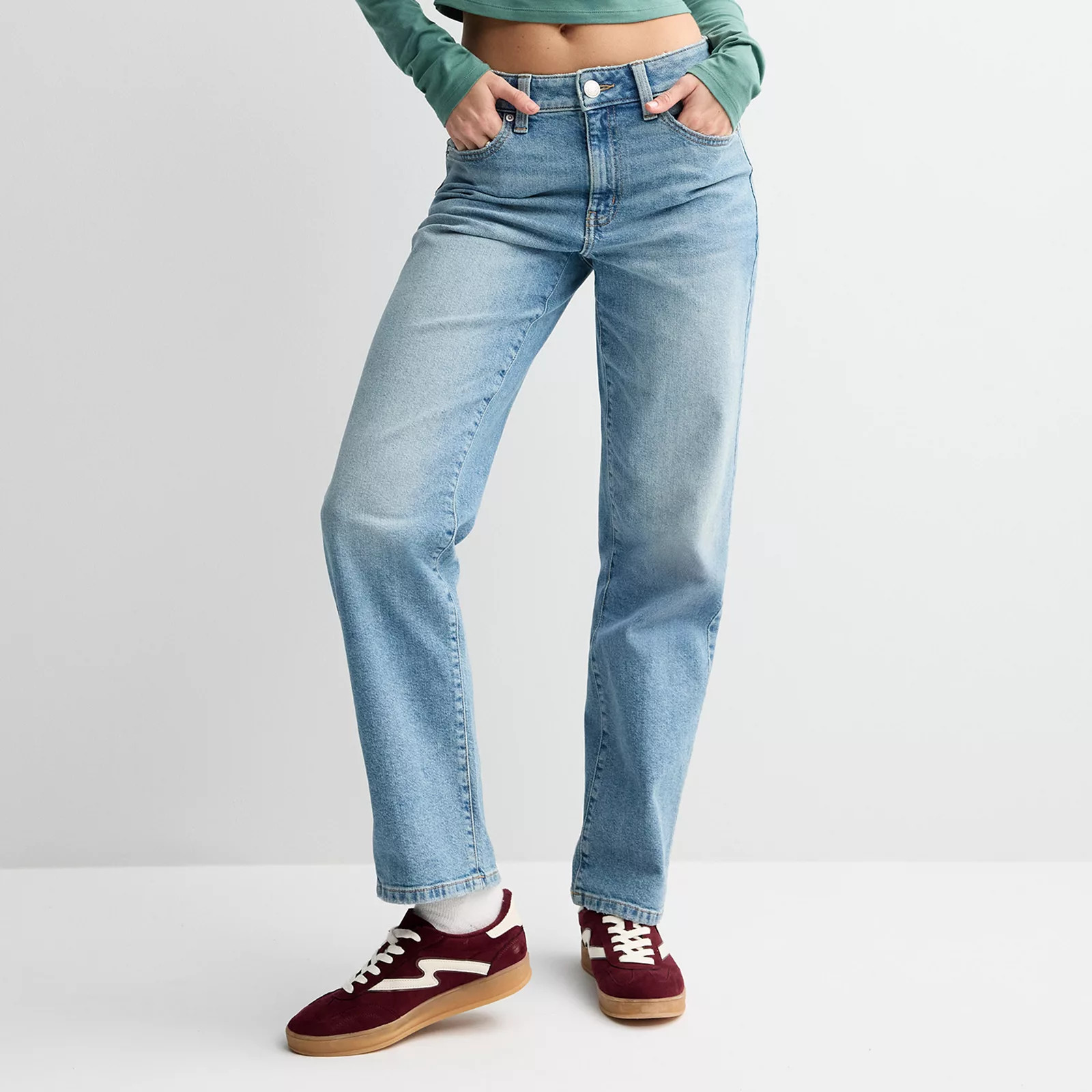 Juniors' SO® High Rise '90s Straight Jeans | Kohl's