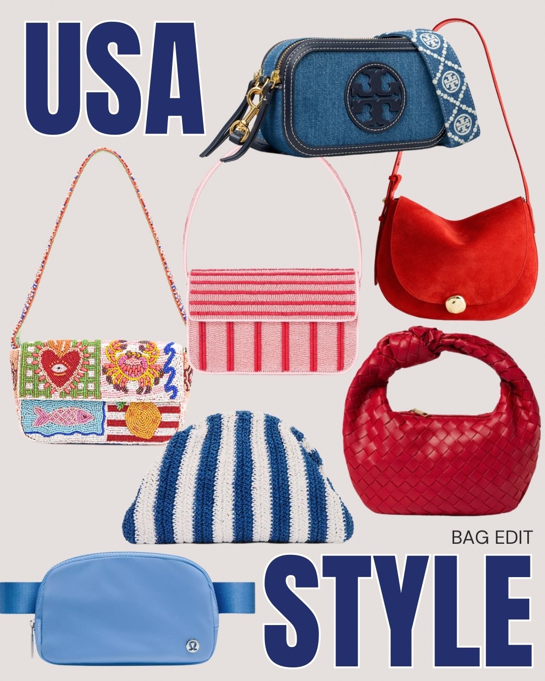 4th of July bag edit 🇺🇸

J.crew, set, dress, summer, hat  H&M, set, tkees, sandals, sambas, sneakers, lululemon, bag, purse, flats, sweater set, shorts, bag, tote, summer, beach, Fourth of July, sandals, necklace, bucket hat, sunglasses, sale, shoes, travel, airport outfit, summer, style, accessories, new arrivals, swim, swimsuit, coverup, sandals, hat, earrings, style, Travel, revolve, matching set, sweater set, vacay, vacation, spring break, swim, poolside, beach, swimsuit, free people, hat, beach hat, Steve Madden, sandals, beach towel, earrings, one piece, straw bag, beach bag, pool bag, sunglasses, straw hat, Norma kamali, Camila coelho, Shopbop, revolve, madewell, aerie, swim, one piece, Nordstrom, target, beach towel, bikini, lack of color, beach riot, hat attack, casa Clara, lele sadoughi, statement earrings, Le Specs, janessa Leone, BTB Los Angeles, dolce vita, Sam Edelman, Lu Goldie, Diff eyewear, riot swim, maaji, Michael Costello, style, fashion, sunglasses, Amazon, revolve, aerie, Francesca’s, saks fifth Avenue, madewell, hat, straw hat, purse, heels, hoops, earrings, linen shorts, accessories, beach bag, pool bag, beach hat, straw bag, under 200, under 100, under 50, under 25, swimsuits, resort wear, vacation ready, sweet Caroline collection 

#LTKstyletip #LTKunder50

#LTKFindsUnder100 #LTKItBag