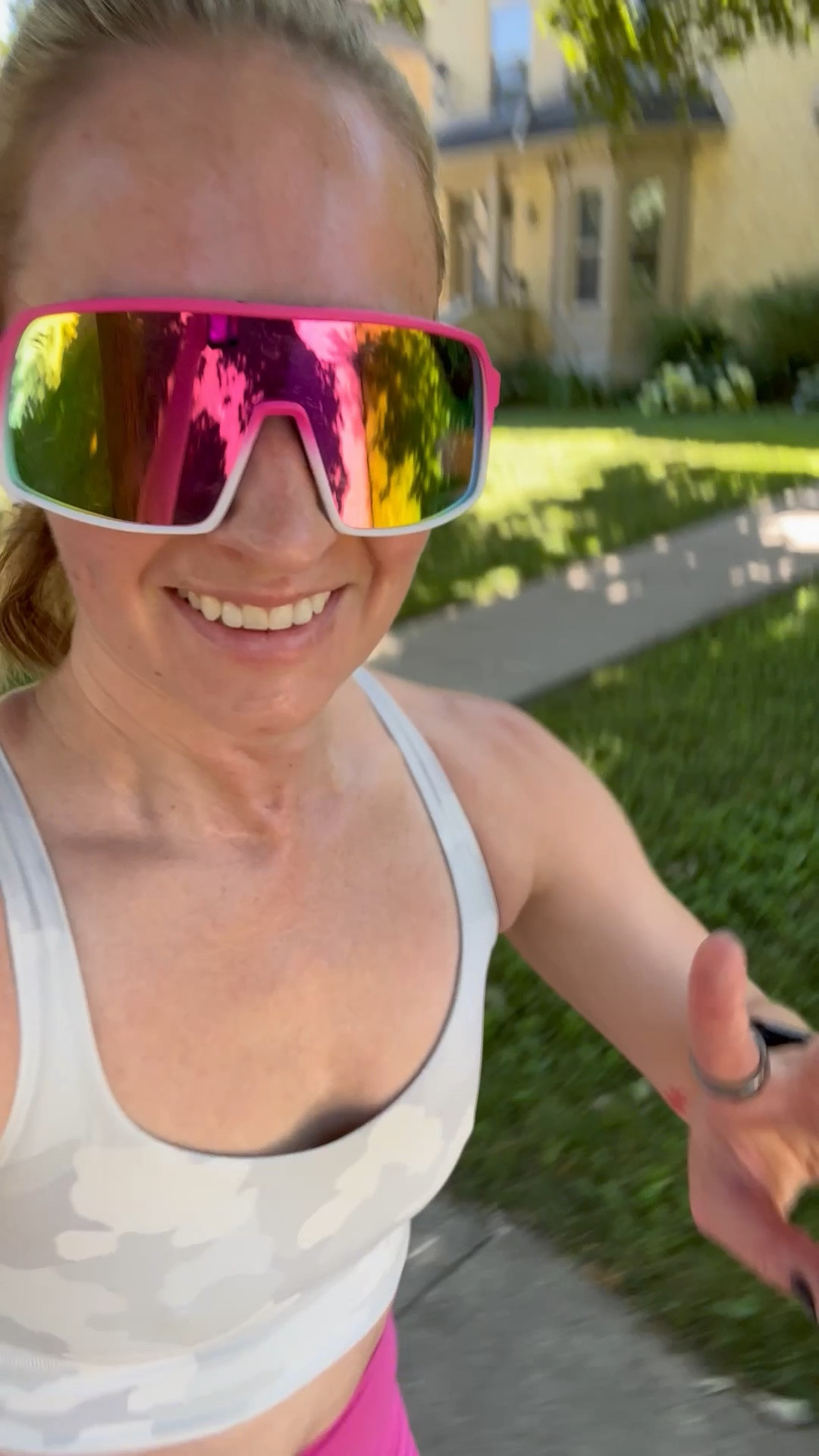 Run run run. 

Sunny day run! Running outfit. #run #runningoutfit 

#LTKActive