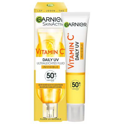 Garnier Skin Active Vitamin C Tägliches Sonnenfluid Invisible mit LSF 50+ | Douglas (DE)