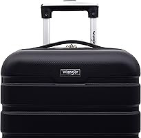 Wrangler 20" Spinner Carry-On Luggage, Black | Amazon (US)