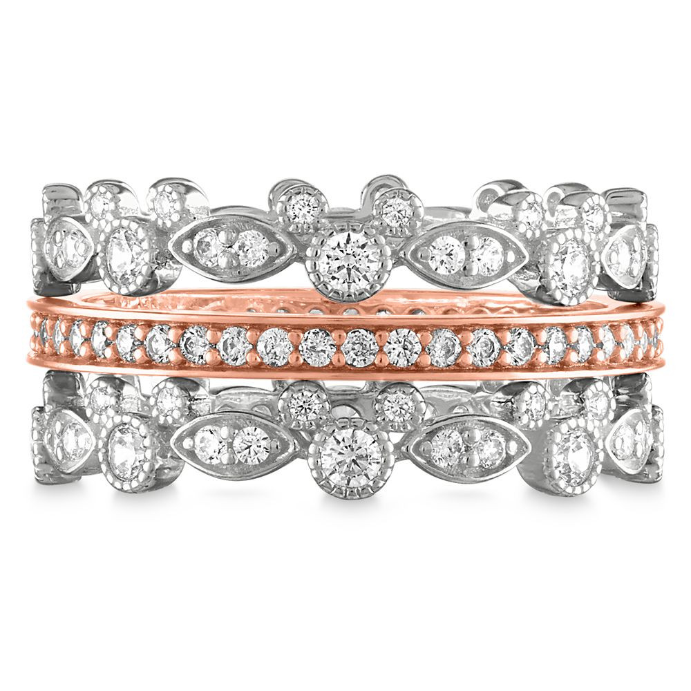 Mickey Mouse Icon Trio of Stacking Rings by Rebecca Hook | Disney Store
