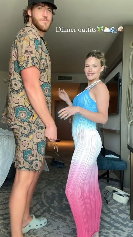 Dinner outfits on vacation! My dress is sold out from Revolve but I linked similar styles. Carson’s outfit is from Amazon! 

amazon fashion l amazon men l men clothing l beach l beach trip

#LTKswim #LTKmens