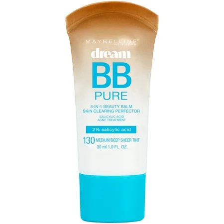 Maybelline Dream Pure BB Cream 8-in-1 Skin Perfector, Medium/Deep, 1 fl. oz. | Walmart (US)