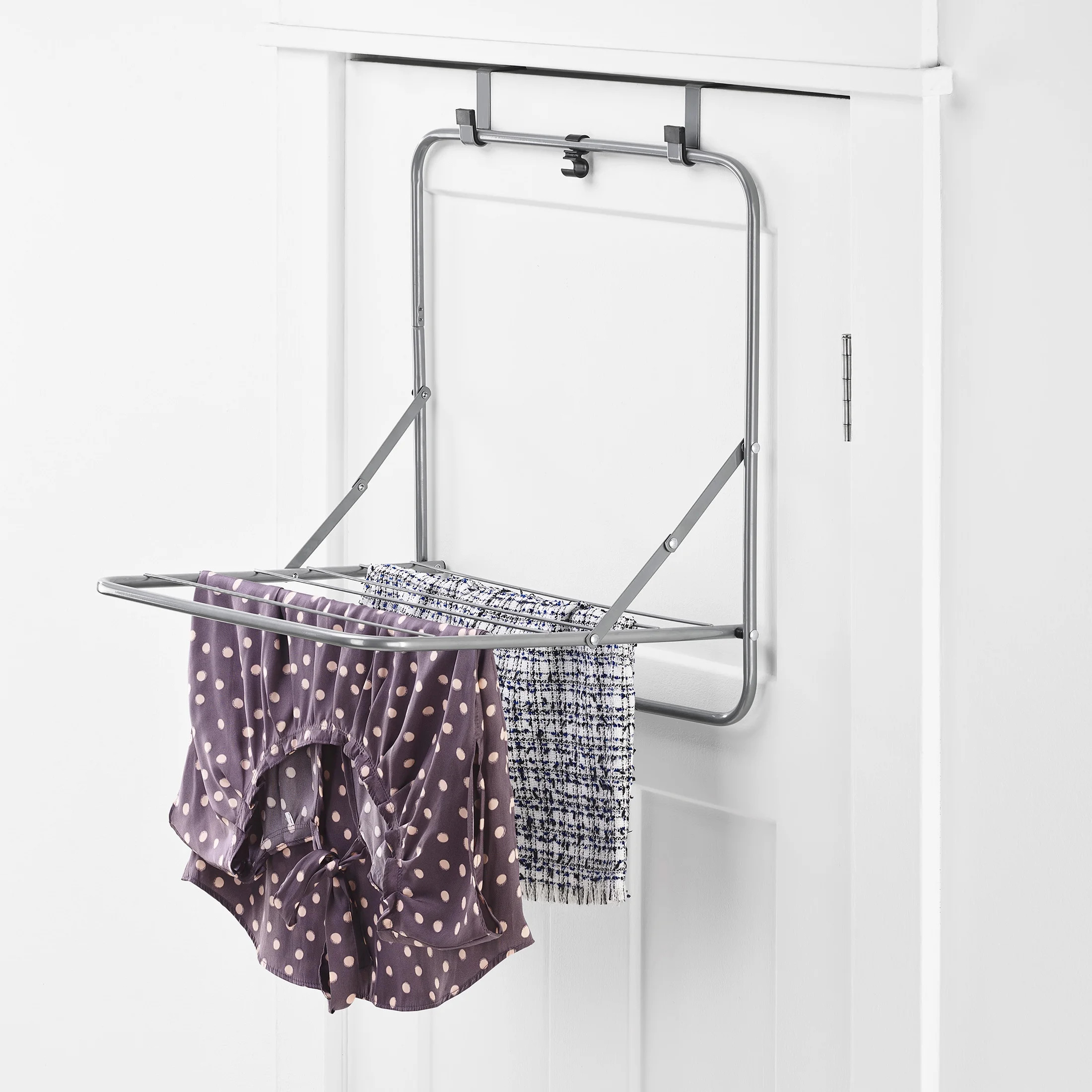 Whitmor Over The Door Drying Rack - Gray | Walmart (US)